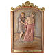 Stations of the Cross wooden relief, painted s10