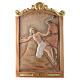 Stations of the Cross wooden relief, painted s11