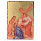Via crucis paintings serigraphed in wood 30x20 cm s4