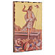 Via crucis paintings serigraphed in wood 30x20 cm s16