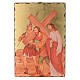 Via crucis paintings serigraphed in wood 30x20 cm s5