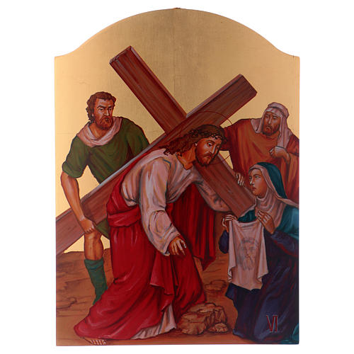 Via Crucis serigrafata 44x32 cm Italia 6