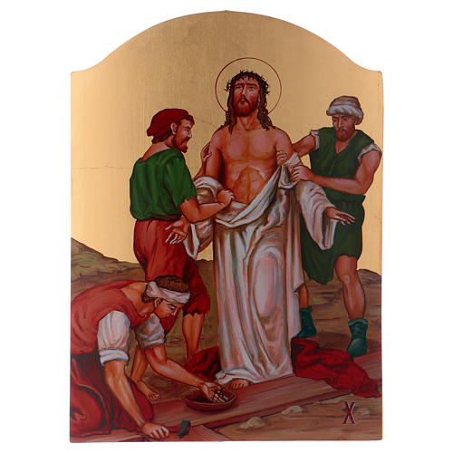 Via Crucis serigrafata 44x32 cm Italia 10