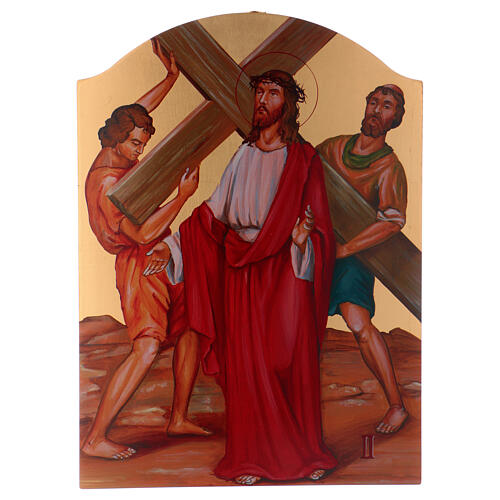 Stations of the Cross serigraph, 44x32 cm Italy 2