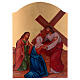 Silk-printed Way of the Cross 32x22 cm Italy s4