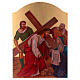 Silk-printed Way of the Cross 32x22 cm Italy s6