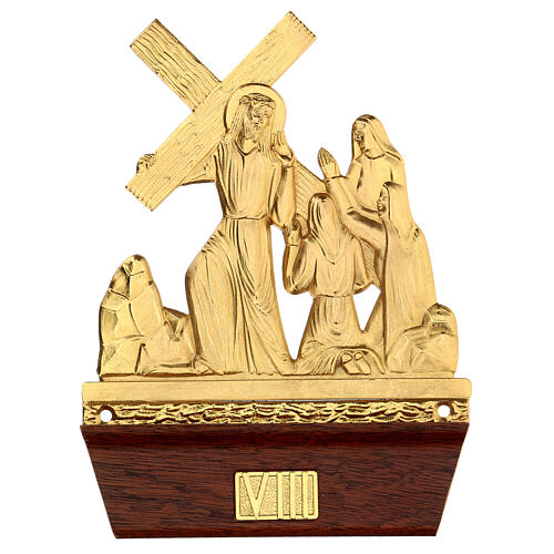 14 Stations of the Cross in cast brass, 22x15 cm 8