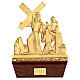 14 Stations of the Cross in cast brass, 22x15 cm s8