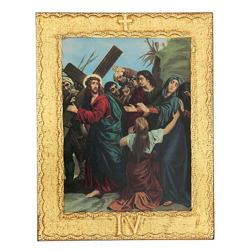 STOCK Way of the Cross 15 stations printed on wood 4