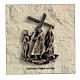 Vía Crucis 14 estaciones cuadritos impresión 17x17 cm Forex 3D Vía Dolorosa s10