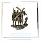 Bronze and plexiglass Way of the Cross, 14 stations, 15 cm s6