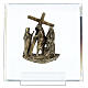 Bronze and plexiglass Way of the Cross, 14 stations, 15 cm s9
