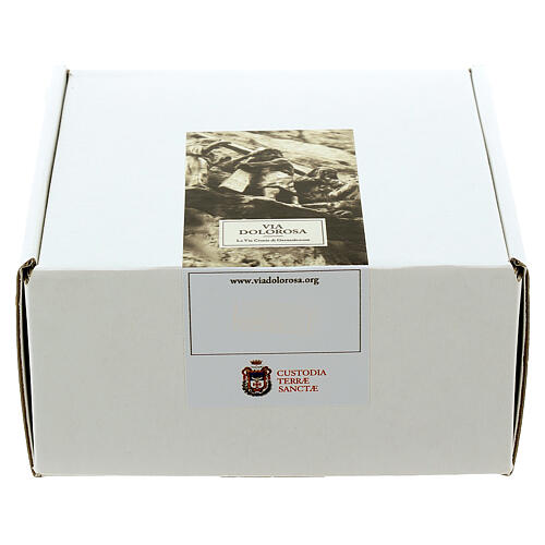 Vía Crucis 14 estaciones bronce y plexiglás h 15 cm Vía Dolorosa 19