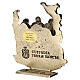 14 Estaciones Vía Crucis bronce con pie Vía Dolorosa h 7 cm s19