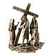Vía Crucis bronce 14 estaciones pie Vía Dolorosa 14 cm s11