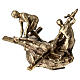 Vía Crucis bronce 14 estaciones pie Vía Dolorosa 14 cm s15