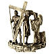 14 Stations of the cross Via Crucis base support 14 cm s8