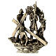 14 Stations of the cross Via Crucis base support 14 cm s10