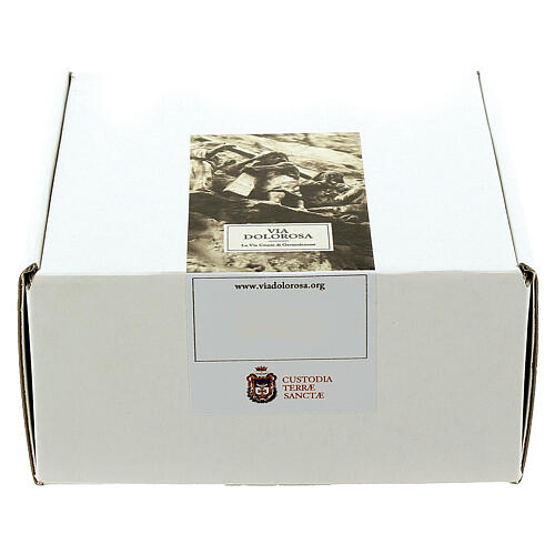 14 Estaciones bronce Vía Crucis muerte Cristo plexiglás Vía Dolorosa 14 cm 19