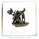 14 Estaciones bronce Vía Crucis muerte Cristo plexiglás Vía Dolorosa 14 cm s10