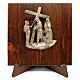 Vía Dolorosa 14 estaciones crucifixión de Cristo Vía Crucis 14 cm bronce s8