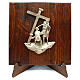 Via Dolorosa 14 stazioni crocifissione Cristo Via Crucis 14 cm bronzo s13