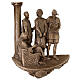 Bronze Way of the Cross, 14 wall stations, h 34 cm s1