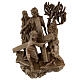 Chemin de Croix à suspendre bronze 14 stations h 34 cm s6