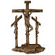 Via Crucis 14 stazioni bronzo appendibili morte Cristo Via Dolorosa 34 cm s17