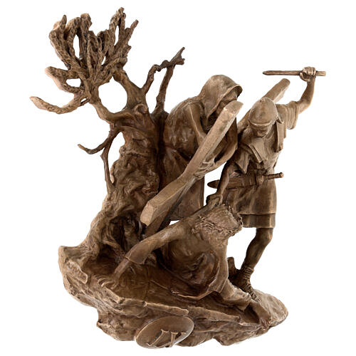 14 bronze stations of the cross hanging Christ death Via Dolorosa 34 cm 15