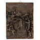 Via Crucis Doré 14 stazioni resina bronzata 20x15 s8