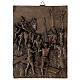 Via Crucis Doré 14 stazioni resina bronzata 20x15 s12