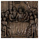Via Sacra "Doré" 14 estasões resina efeito bronze 20x15 cm s2