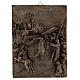 Stations of the Cross 14 plaques bronzed resin 20x15 cm s8