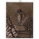 Via Sacra "Doré" resina efeito bronze 14 estasões 30x40 cm s16