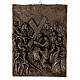 Stations of the Cross in bronzed resin, 14 stations 30x40 cm s11