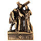 Via Crucis Pergolino polvere di marmo bronzata 14 stazioni 35x25 s7