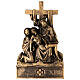 Via Crucis Pergolino polvere di marmo bronzata 14 stazioni 35x25 s14