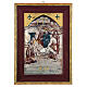 Via Crucis 15 stazioni rame cesellato galvanizzato 60x40 s16