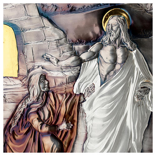 Via Sacra 15 estações cobre cinzelado e galvanizado 60x40 cm 3