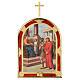 Via Crucis 15 stazioni Quadro legno di pioppo 40x30 s1