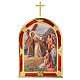 Via Crucis 15 stazioni Quadro legno di pioppo 40x30 s10