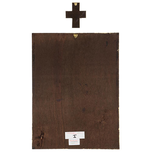 Vía Crucis 15 estaciones cuadros madera impresa 40x30 18