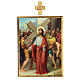 Vía Crucis 15 estaciones cuadros madera impresa 40x30 s3