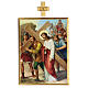 Vía Crucis 15 estaciones cuadros madera impresa 40x30 s6