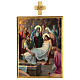 Vía Crucis 15 estaciones cuadros madera impresa 40x30 s15
