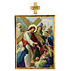 Via Crucis 15 stazioni quadri legno stampa 40x30 s9