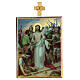 Via Crucis 15 stazioni quadri legno stampa 40x30 s11