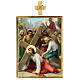 Way of the Cross 15 stations square wood print 40x30 s4