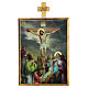 Way of the Cross 15 stations square wood print 40x30 s13